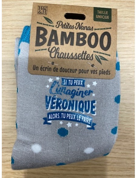 Chaussette bambou si tu peux l\'imaginer Véronique alors du peux le faire HOME SWEET HOME Cadeau