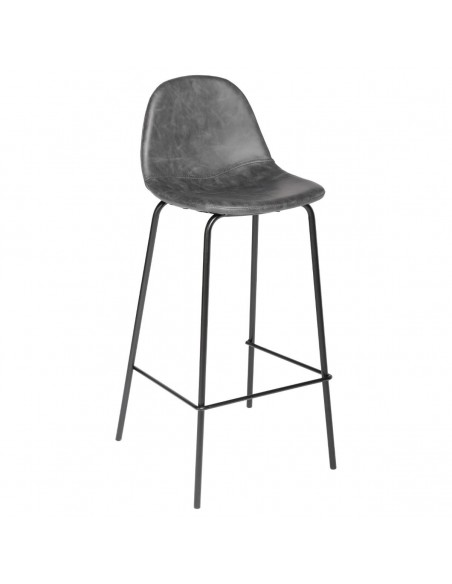 tabouret de bar Gris \"Vladi\" HOME SWEET HOME Chaises & Tabourets