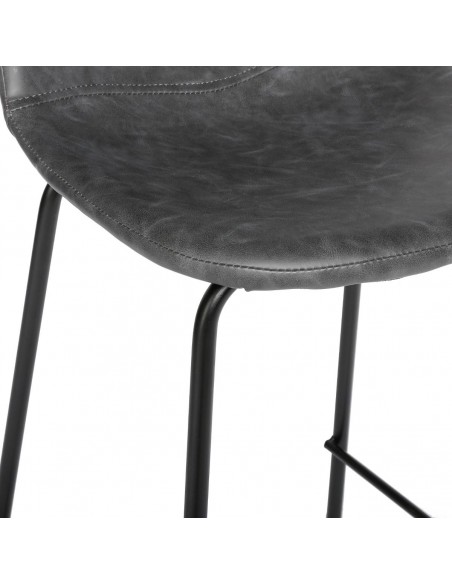 tabouret de bar Gris \"Vladi\" HOME SWEET HOME Chaises & Tabourets