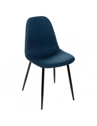 Chaise Bleu Navy \"Tyka\" pieds en métal HOME SWEET HOME Chaises & Tabourets