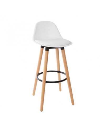 Tabouret de bar \"Maxon\" blanc HOME SWEET HOME Chaises & Tabourets