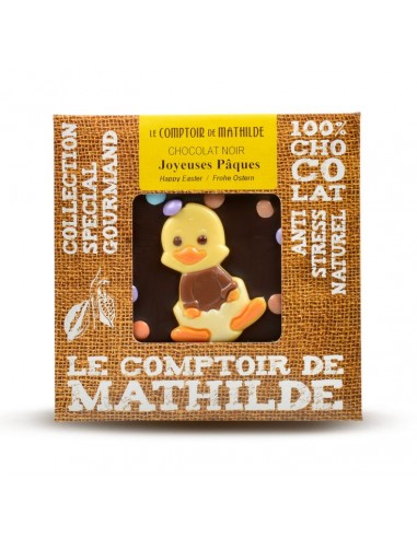 Tablette chocolat noir poussin le comptoir de mathilde HOME SWEET HOME Épicerie fine