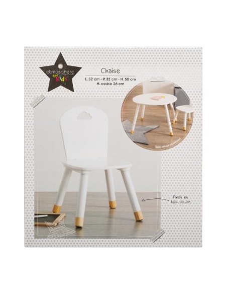 CHAISE DOUCEUR BLANC HOME SWEET HOME Chambre pour enfant