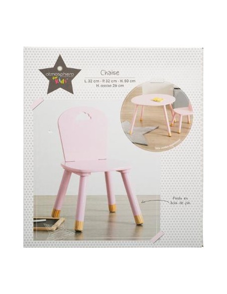 CHAISE DOUCEUR ROSE HOME SWEET HOME Chambre pour enfant