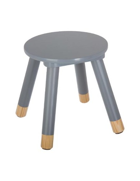 TABOURET DOUCEUR GRIS HOME SWEET HOME Chambre pour enfant