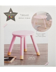 TABOURET DOUCEUR ROSE HOME SWEET HOME Chambre pour enfant