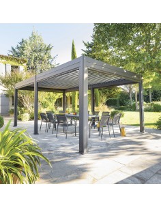 Pergola Evora grand modèle Graphite HOME SWEET HOME Accueil