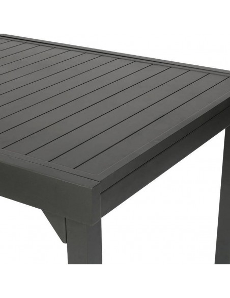 Table de jardin extensible Piazza Aluminium traité époxy Graphite 8/12 places HOME SWEET HOME Tables et chaises de jardin