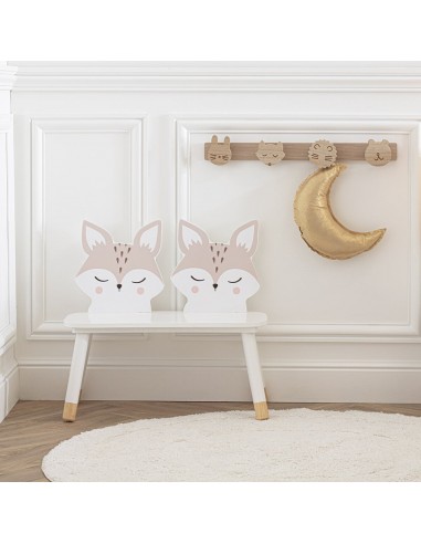 Banc enfant \"Renard\", bois HOME SWEET HOME Chambre pour enfant