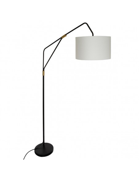 Lampadaire arc \"Luce\" noir et doré HOME SWEET HOME Luminaires & Suspensions