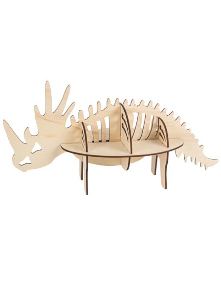 PRESENTOIR DINOSAURE 3D EN BOIS HOME SWEET HOME Décoration festive