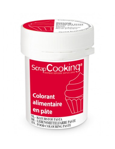 Colorant alimentaire en pâte rouge coquelicot 20g HOME SWEET HOME Pâtisserie