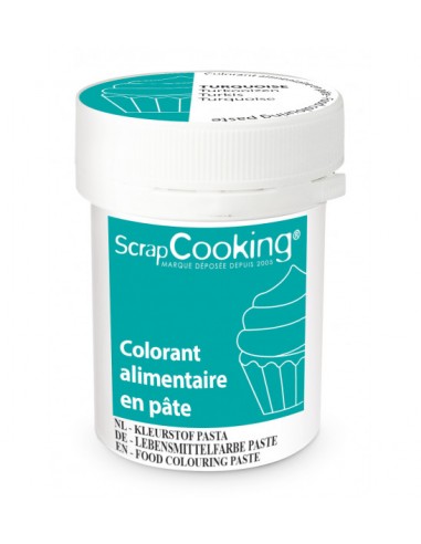 Colorant alimentaire en pâte turquoise 20g HOME SWEET HOME Pâtisserie