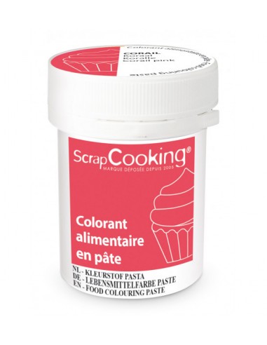 Colorant alimentaire en pâte corail 20g HOME SWEET HOME Pâtisserie