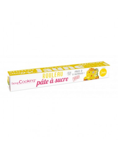 Pâte à sucre rouleau jaune 36 cm HOME SWEET HOME Pâtisserie