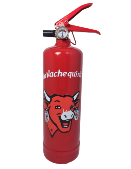 Extincteur design Vache Qui Rit Classic rouge HOME SWEET HOME Extincteur Fire Design