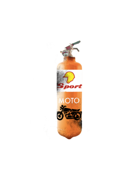 Extincteur design Sport Moto orange HOME SWEET HOME Extincteur Fire Design