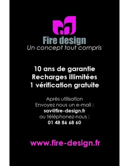 Extincteur design E2R Fangio jaune HOME SWEET HOME Extincteur Fire Design