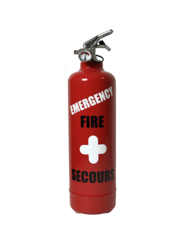 Extincteur design emergency rouge HOME SWEET HOME Extincteur Fire Design