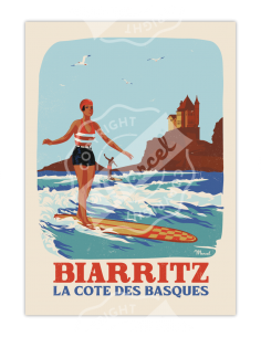 Affiche " BIARRITZ "