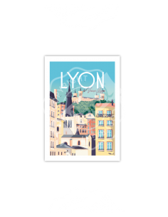 Carte postale " LYON "