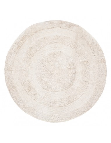 Tapis enfant \"Spirale\", blanc, coton D120 cm HOME SWEET HOME Chambre pour enfant