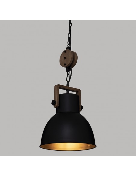 Suspension \"Silas\", noir, métal D23 cm HOME SWEET HOME Luminaires & Suspensions