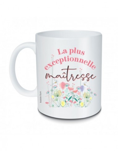 MUG LA PLUS EXCEPTIONNELLE MAITRESSE HOME SWEET HOME Cadeau