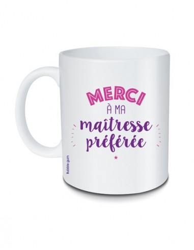 MUG MERCI À MA MAÎTRESSE PRÉFÉRÉE HOME SWEET HOME Cadeau