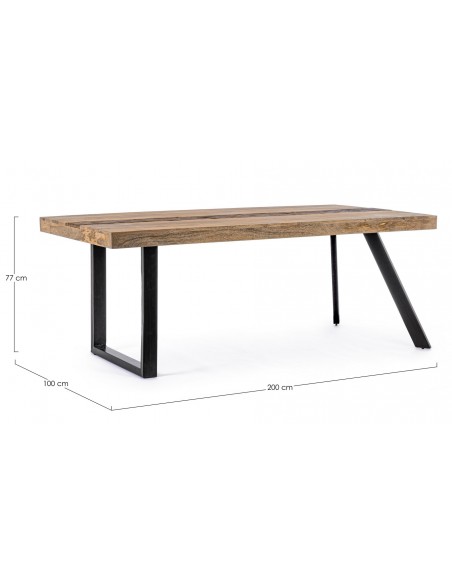 TABLE MANCHESTER 200X100cm HOME SWEET HOME Collection meubles