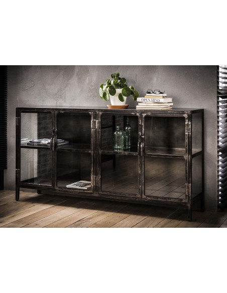 Enfilade Rift metal 4 portes HOME SWEET HOME Consoles & Meubles