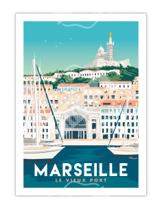 Affiche Marseille « le...