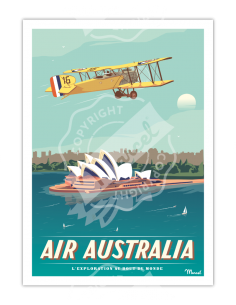 Affiche « Air Australia »...