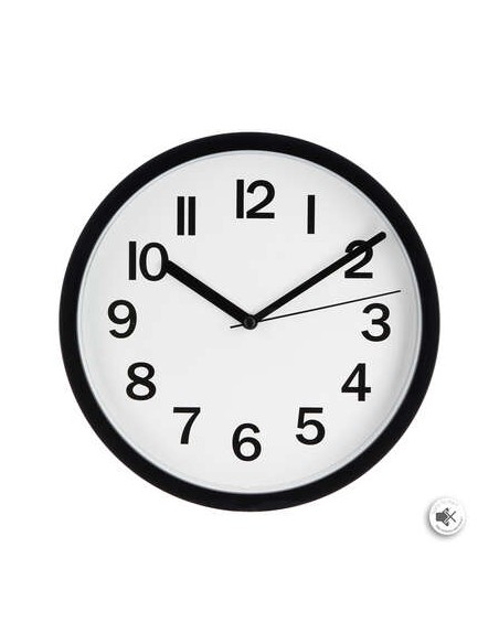 HORLOGE PLAST NOIR D22 HOME SWEET HOME Objet de décoration