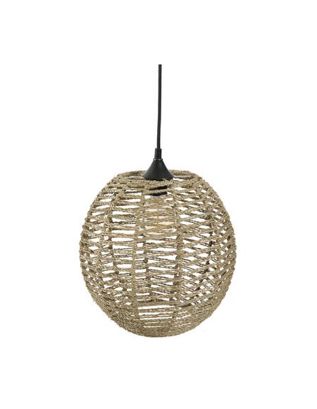 SUSPENSION ROTIN BOULE \"RANA\" NATUREL D.33 HOME SWEET HOME Luminaires & Suspensions