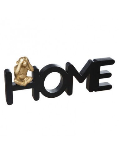 MOT MDF SINGE 37,3X6X16 HOME SWEET HOME Objet de décoration