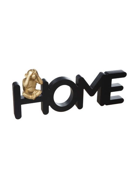 MOT MDF SINGE 37,3X6X16 HOME SWEET HOME Objet de décoration