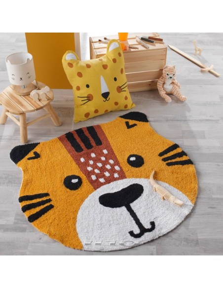 TAPIS ROND (0) 90 CM POLYCOTON TIMMY HOME SWEET HOME Objet de décoration