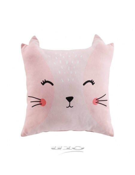 COUSSIN 40 x 40 CM COTON IMPRIME CHATON DES. PLACE HOME SWEET HOME Chambre pour enfant