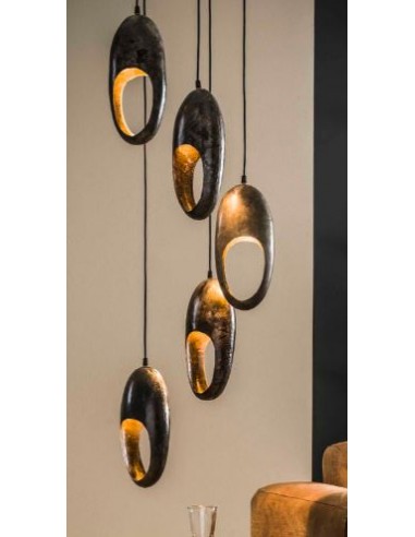 Suspension 5L oeil ouvert étagé HOME SWEET HOME Luminaires & Suspensions