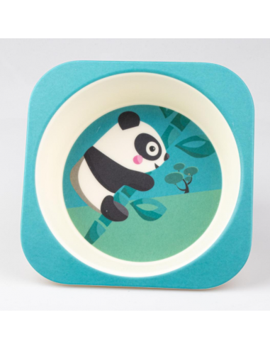 Assiettes écologique en mélamine PANDA HOME SWEET HOME Vaisselle