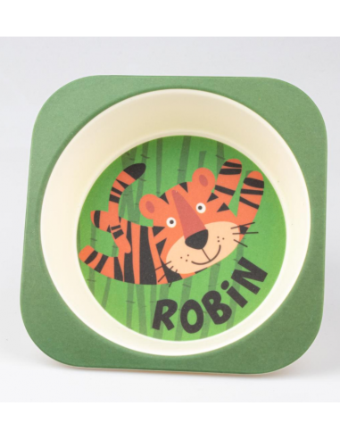 Assiettes écologique en mélamine ROBIN HOME SWEET HOME Vaisselle