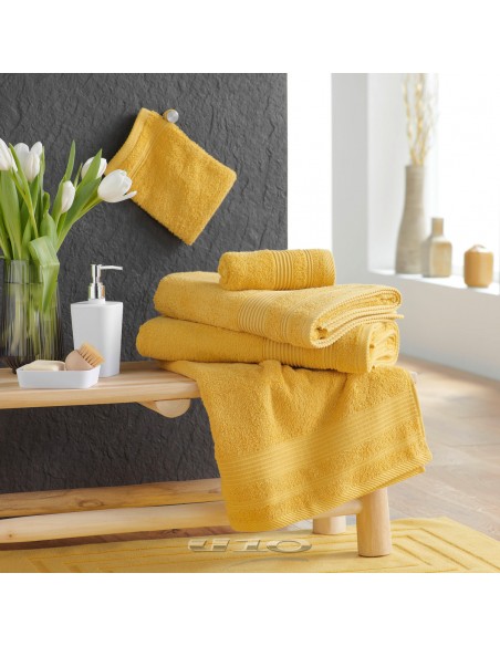 DRAP DE BAIN 90 x 150 CM EPONGE UNIE TENDRESSE MIMOSA HOME SWEET HOME Salle de bain