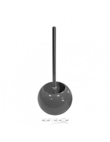 BROSSE WC (0) 15.8 x 37 CM CERAMIQUE UNIE BULLEA ANTHRACITE HOME SWEET HOME Salle de bain