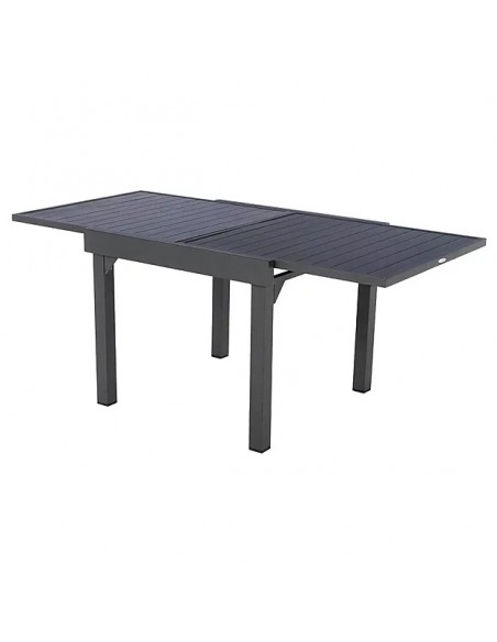 Table de jardin extensible Piazza Aluminium traité époxy Graphite 4/8 places HOME SWEET HOME Tables et chaises de jardin