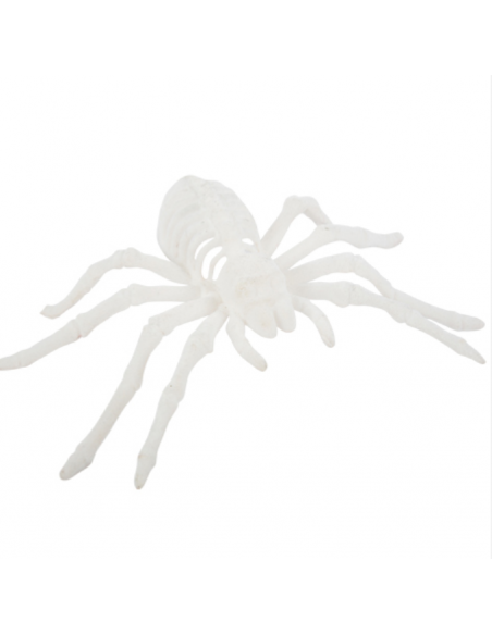 Araignée Velours Blanc 12,5 x 20,5 cm HOME SWEET HOME Halloween 2023