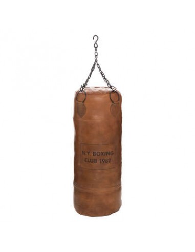 Sac de boxe \"Loft\", marron, cuir HOME SWEET HOME Objet de décoration