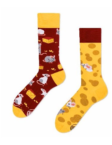 Chaussettes mouse and cheese HOME SWEET HOME Cadeau