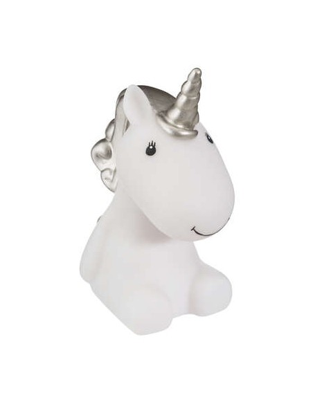 VEILLEUSE LED LICORNE ARGENT HOME SWEET HOME Chambre pour enfant