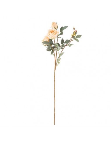 Branche de 3 Roses Blush 65 cm HOME SWEET HOME Décoration festive